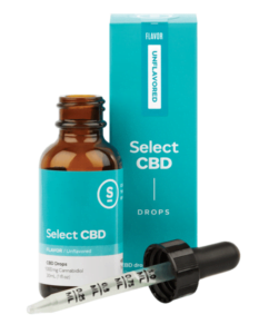 Select CBD Unflavored drops 1000mg